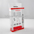 plastic cell phone case box with clamshell package